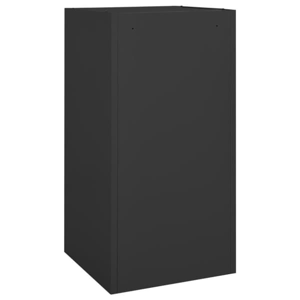 vidaXL Salskap antrasitt 53x53x105 cm stål