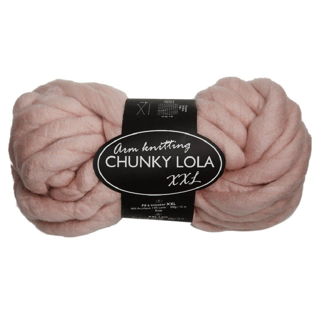 Pelote de laine 300g 15M rose