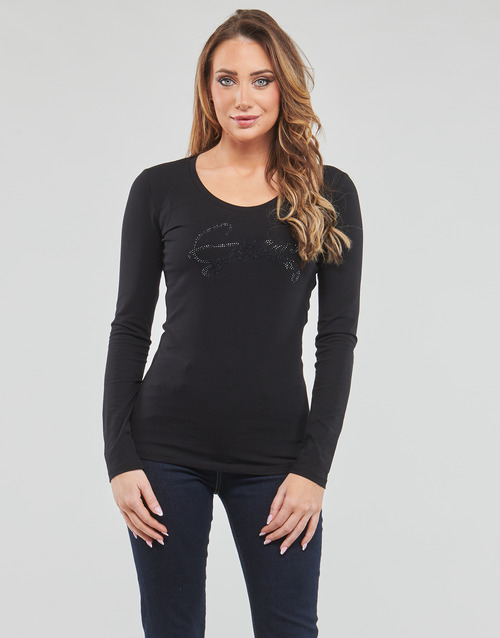 Guess - LS SN ADELINA TEE - Noir