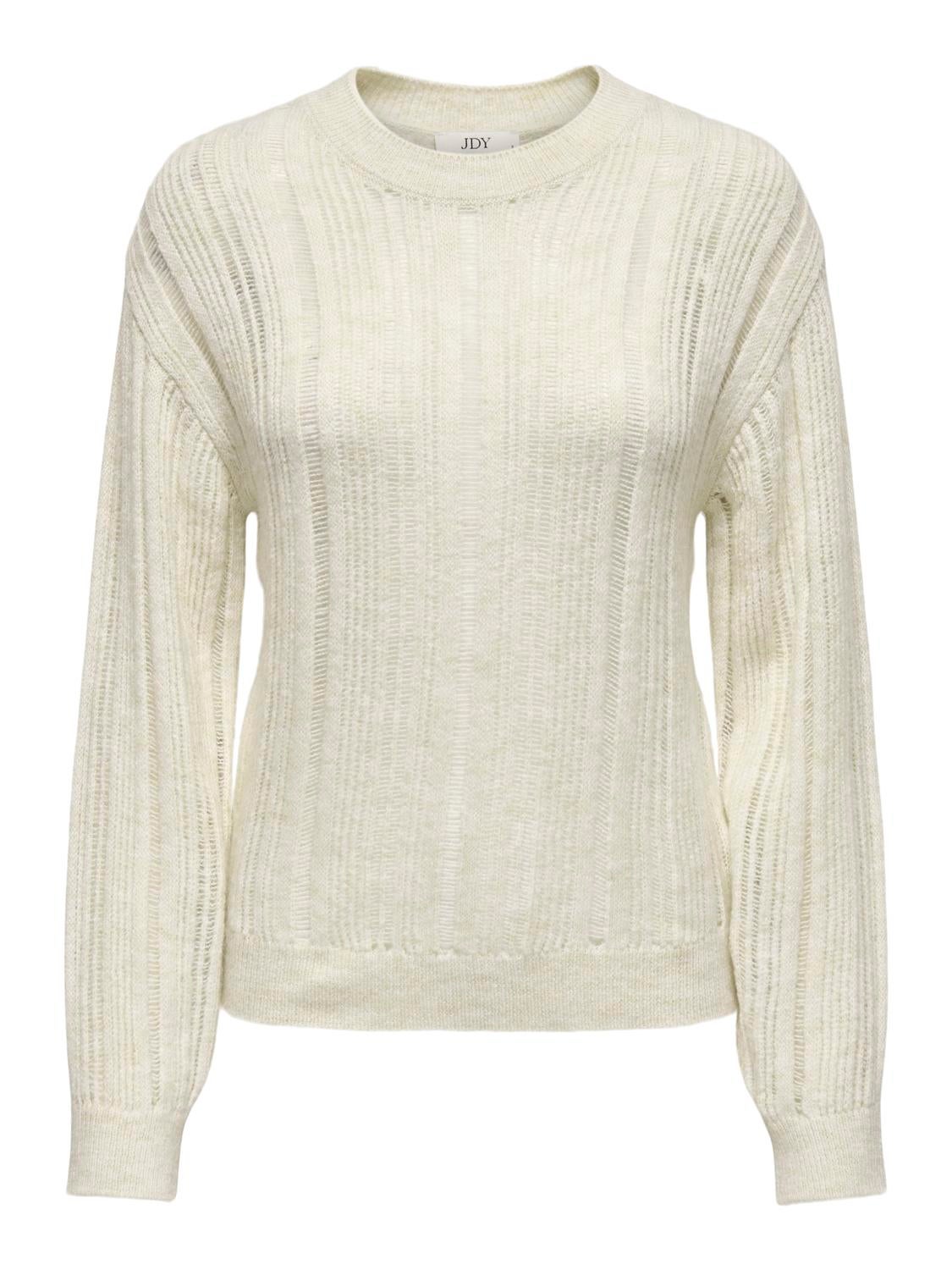 JDYLETTY Strickpullover Sandshell
