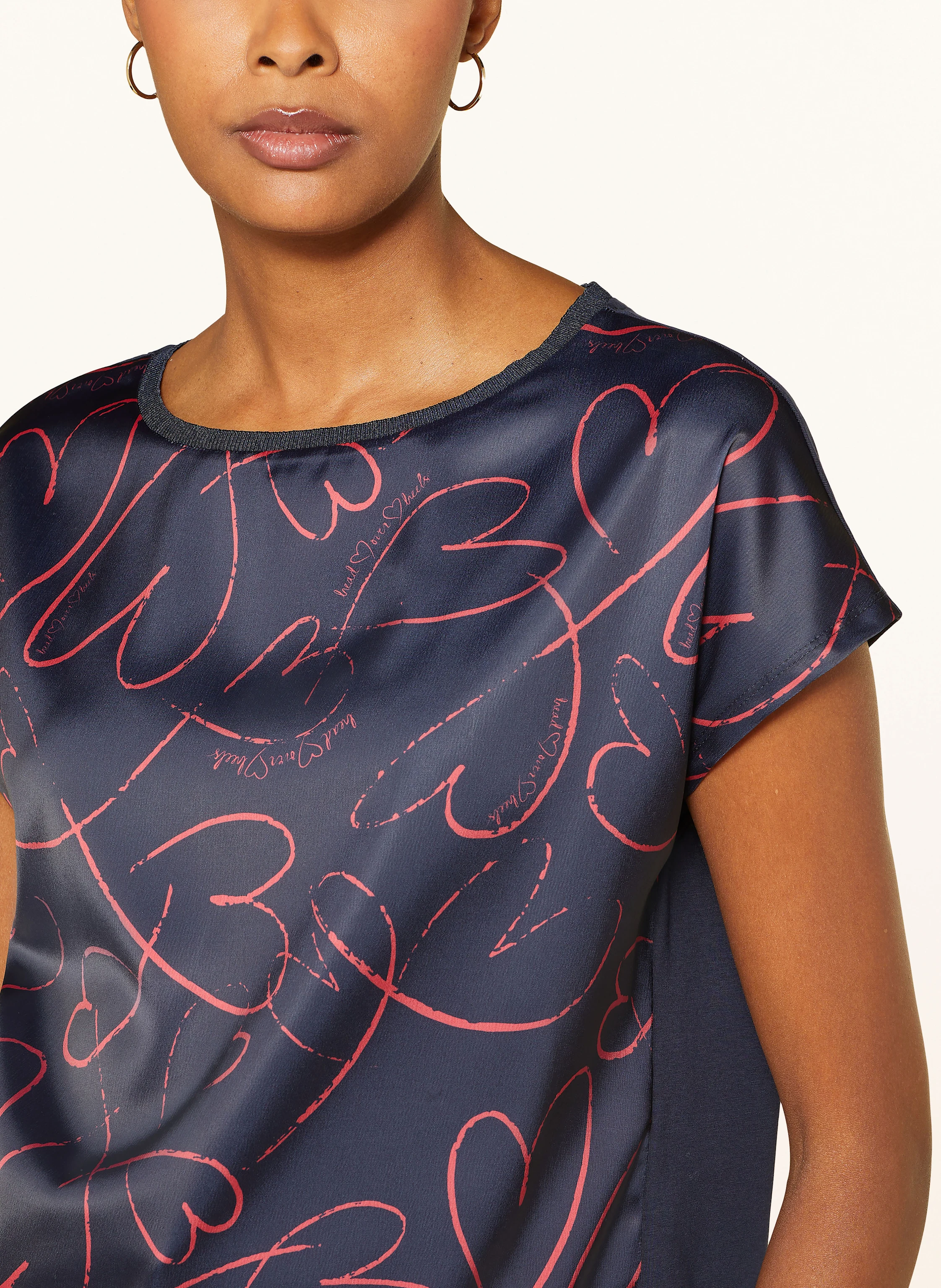 s.Oliver BLACK LABEL Blusenshirt im Materialmix