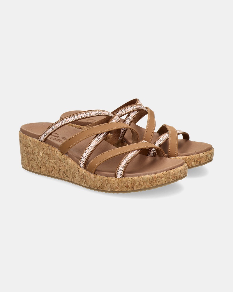 Skechers Beverlee Arch Fit Sandalen  - beige