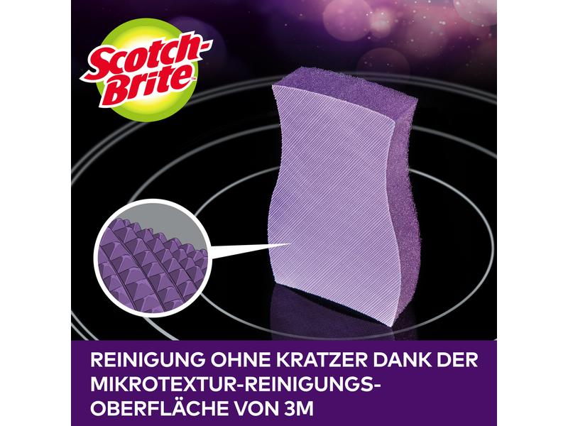Scotch-Brite Schwamm Scotch-Brite Glaskeramik 1 Stück Schwamm für Glaskeramik-Kochfelder