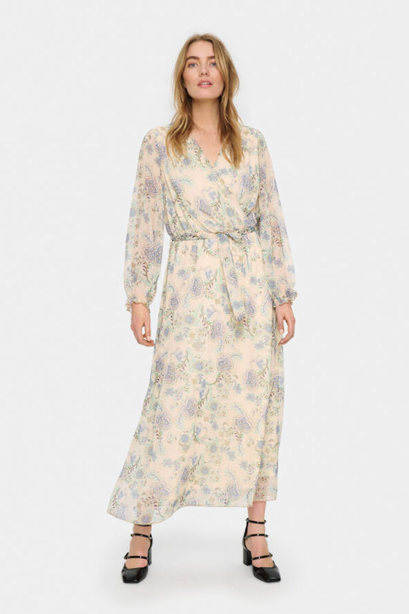 Saint Tropez DojaSZ Maxi Dress Creme vintage paisley