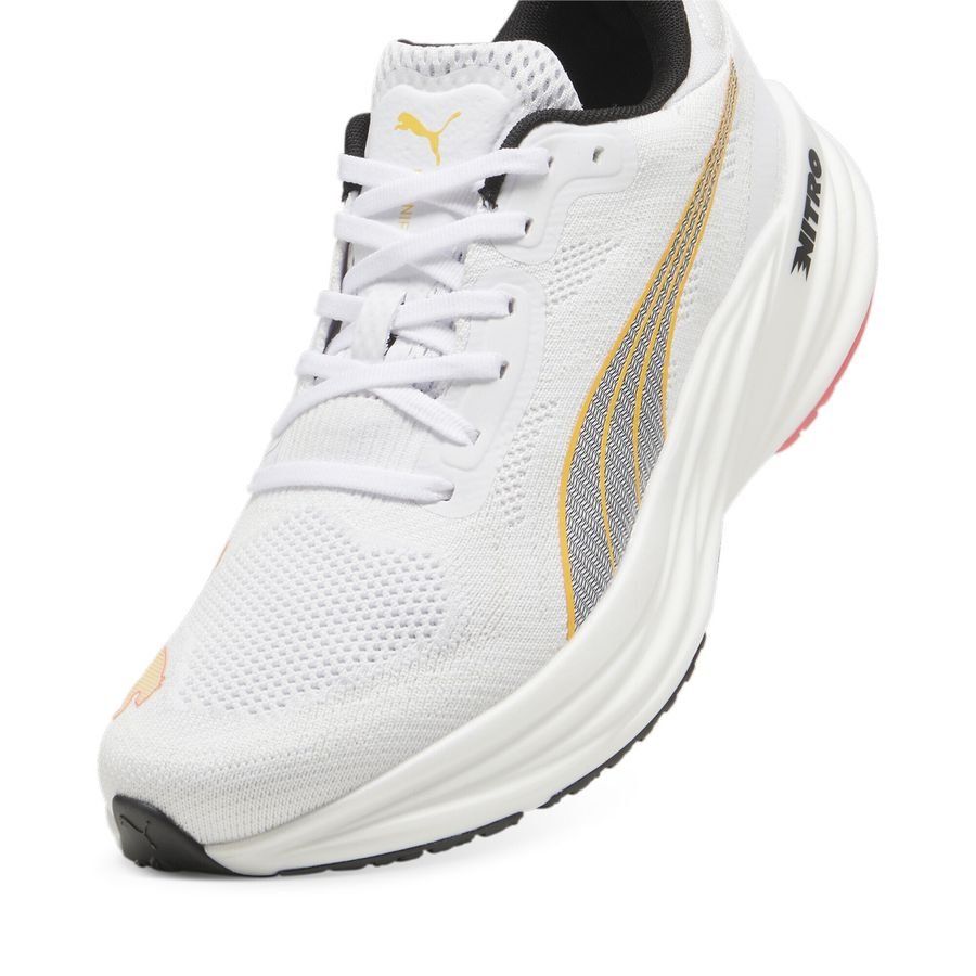 PUMA Magnify Nitro 2 Chaussures de Running - Blanc/Jaune