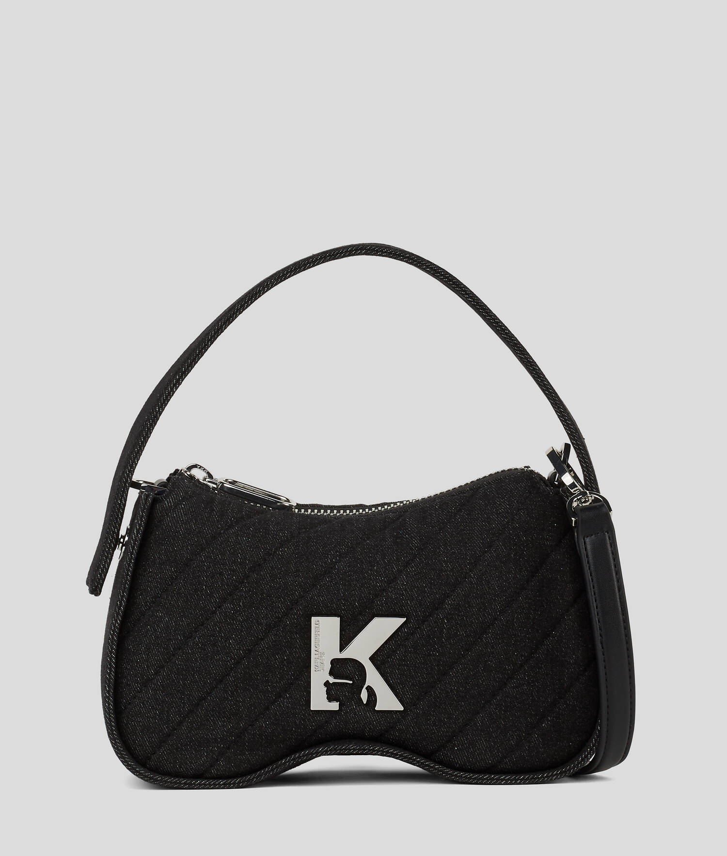 SAC BANDOULIÈRE LUNETTES DE SOLEIL MATELASSÉ - Denim Noir