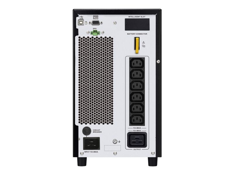 APC USV SRV3KI-E 3000 VA / 2700 W APC Easy UPS On-Line, 3kVA/2700W, Tower, 230V, 6x IEC C13   1x IEC C19 Ausgänge, Intelligenter Kartensteckplatz, LCD