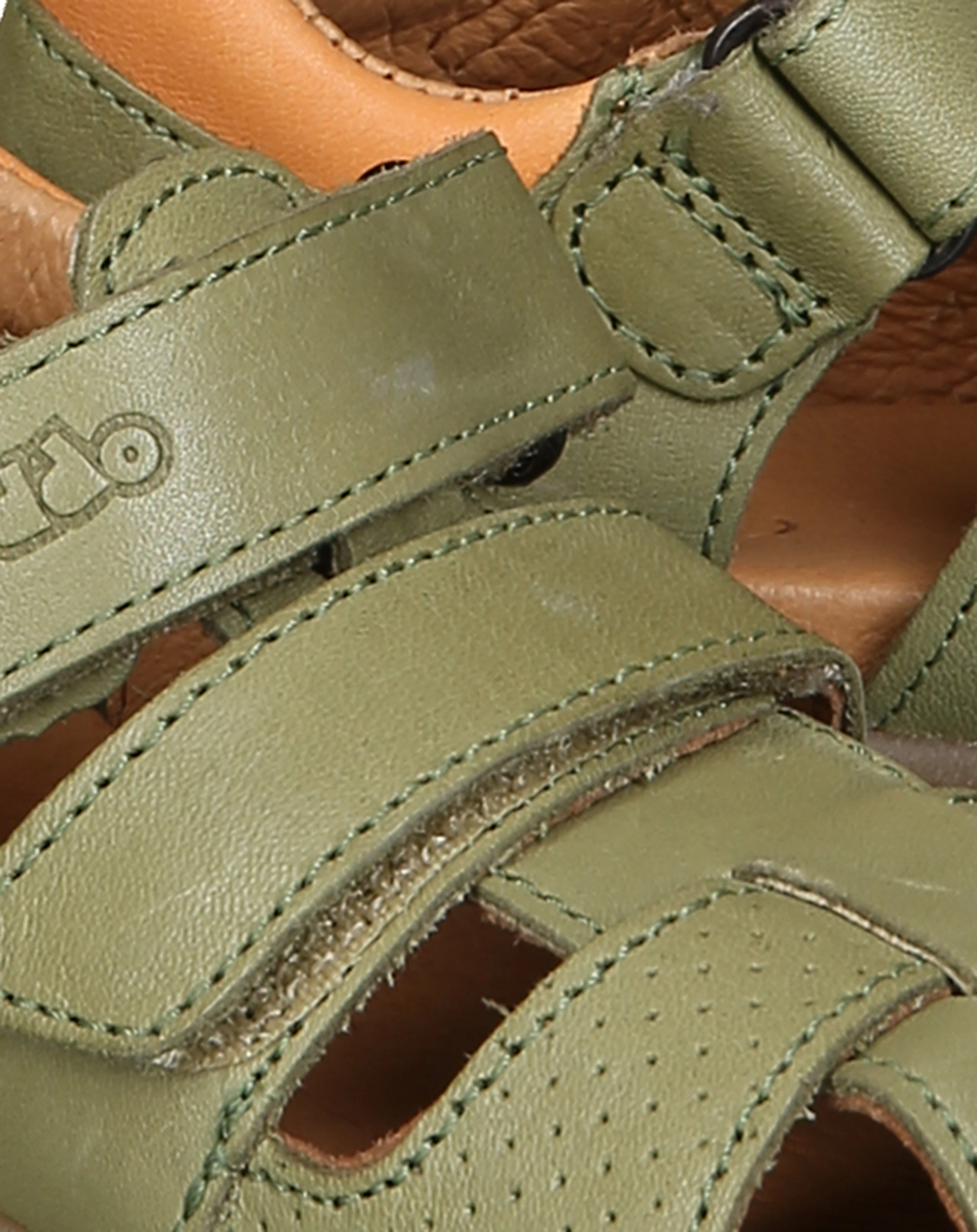 Sandalen CARTE DOUBLE mit Zehenschutz in olive