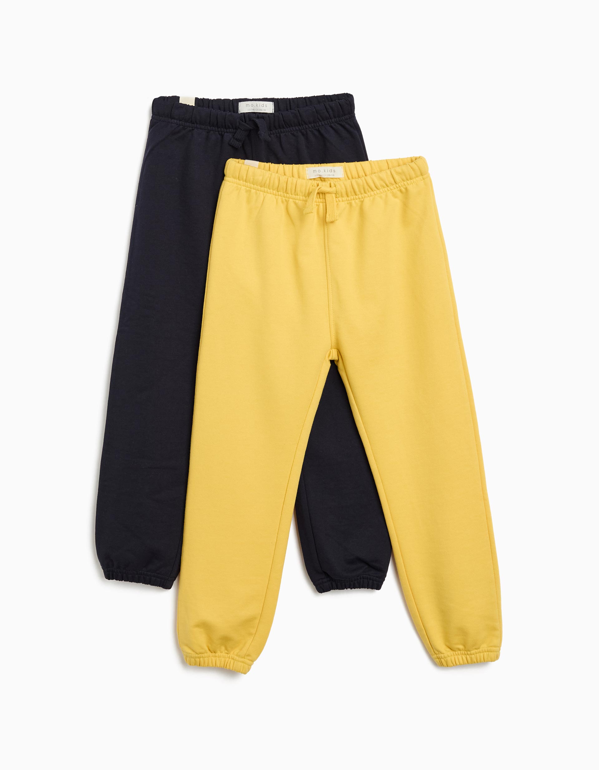 Pack 2 Joggers de Felpa, Menino, Amarelo Claro