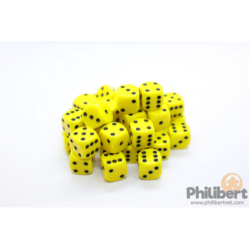 Set de 36 Dés Chessex : Opaques
