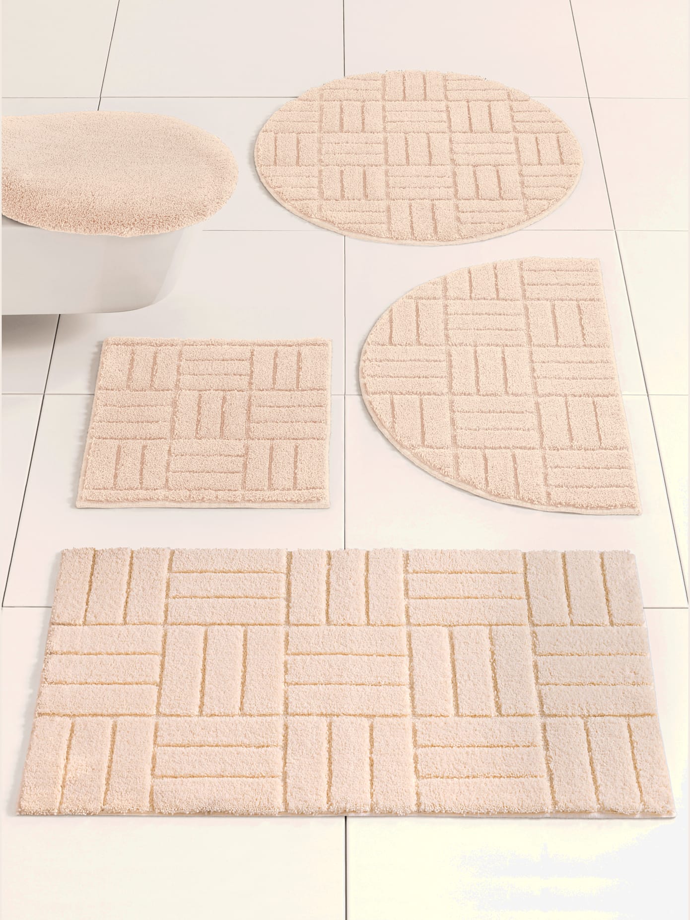 Tapis de bain polyester facile à entretenir