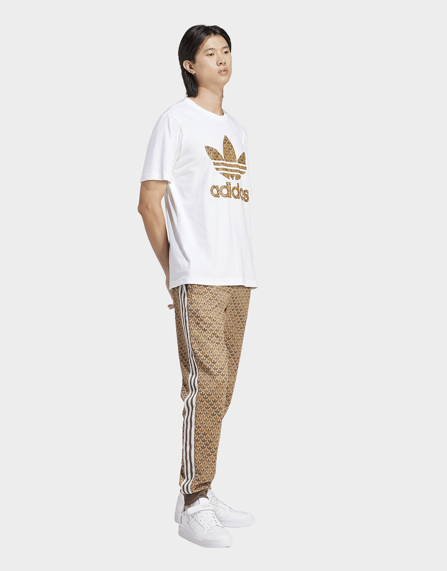 adidas T-shirt graphique monogramme classique