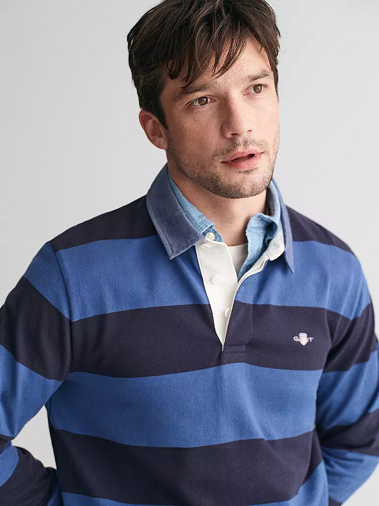 GANT Rugbyshirt blau