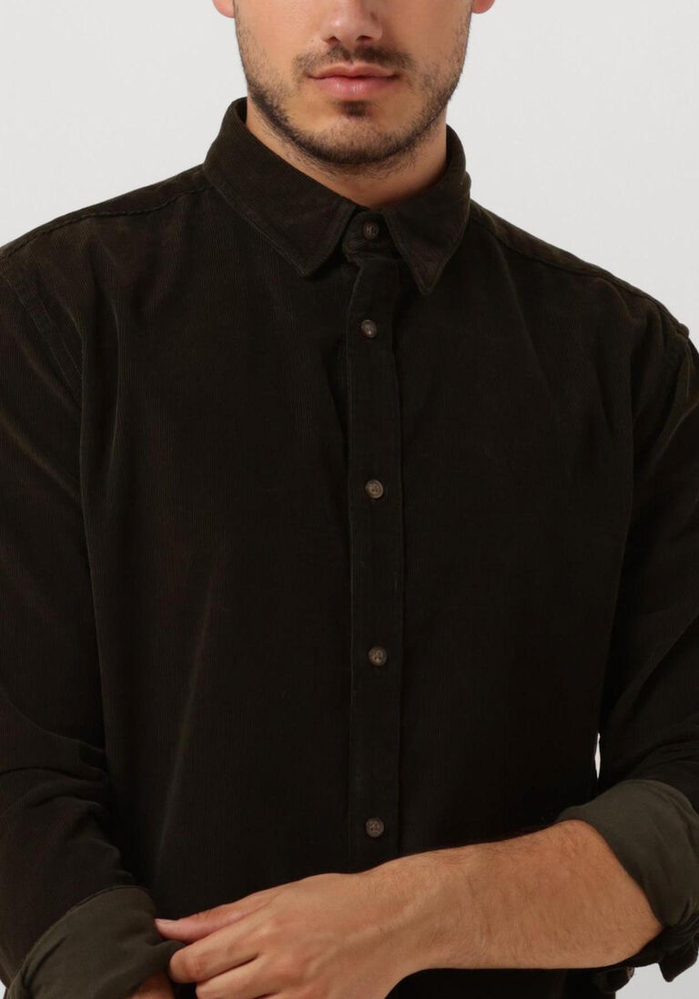 SELECTED HOMME groene selected homme overshirt slhregowen-cord shirt ls w