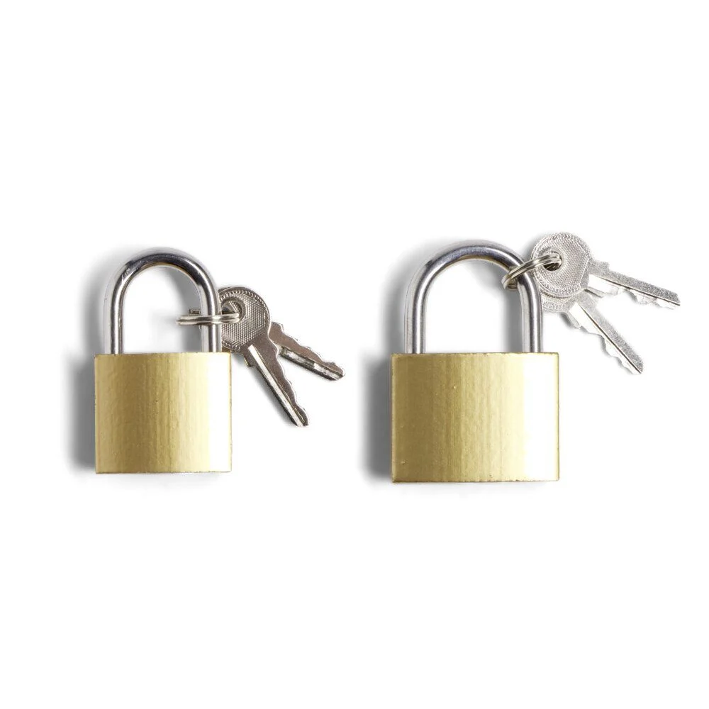 Cadenas à clé x2