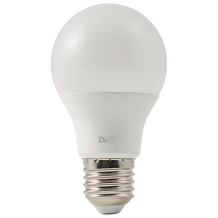 Ampoule LED A60 E27 806lm 7.3W = 60W Ø6cm Diall blanc neutre