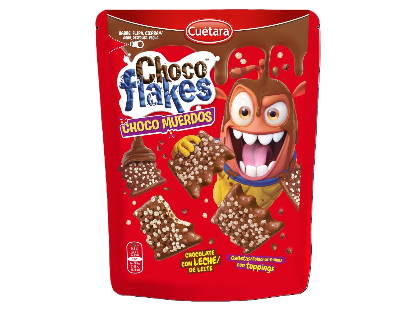 BOLACHAS CUÉTARA CHOCOMUERDOS LEITE 87G
