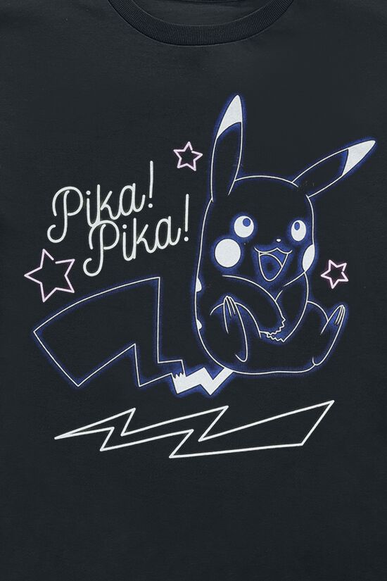 Enfants - Pikachu - Pika! Pika! Néon | Pokémon T-shirt