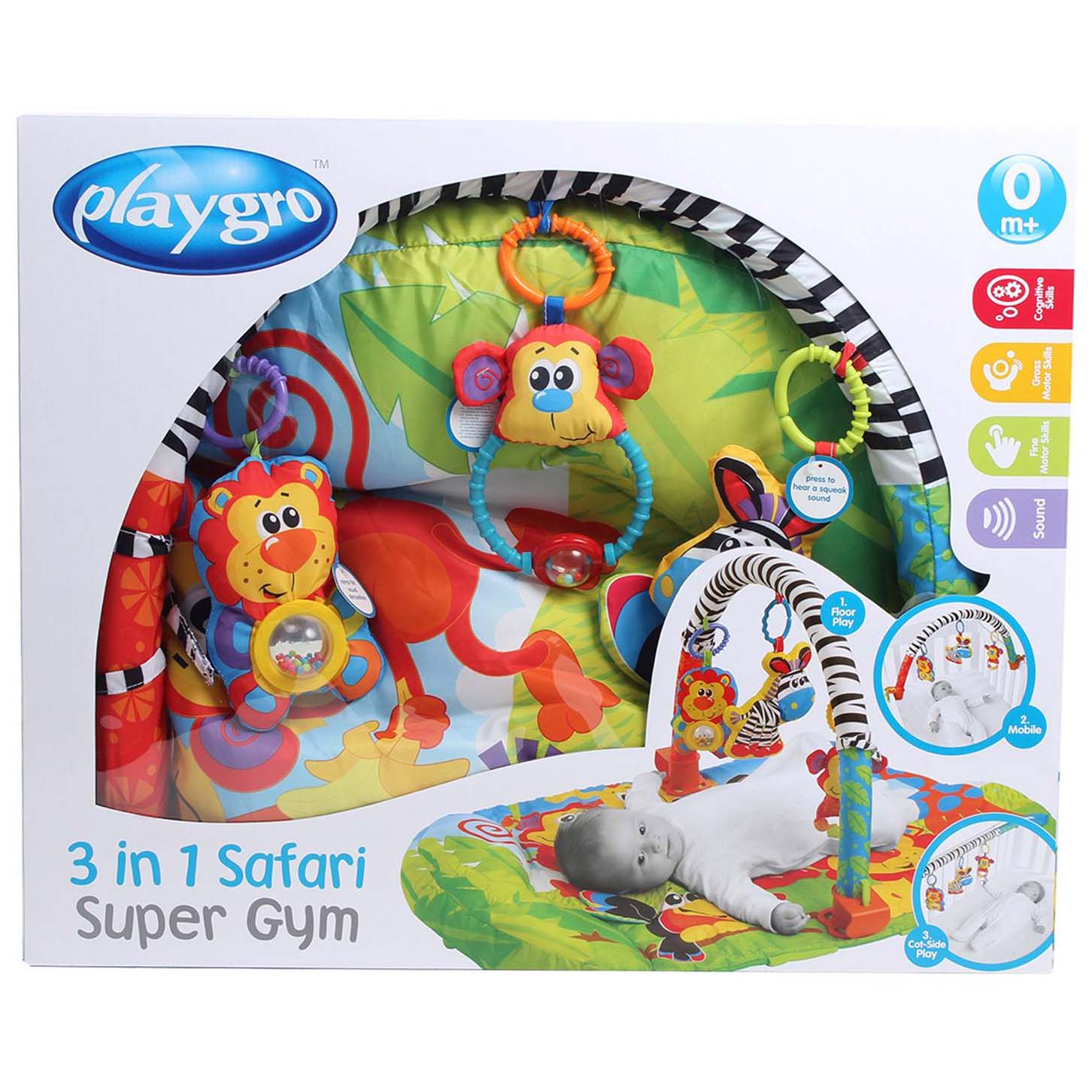 Playgro 5-in-1 Safari gym multi