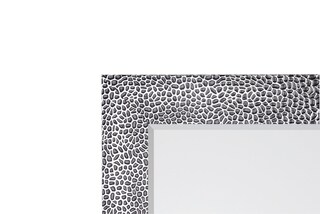Wandspiegel VICKY 50 x 150 cm chromfarbig/ schwarz