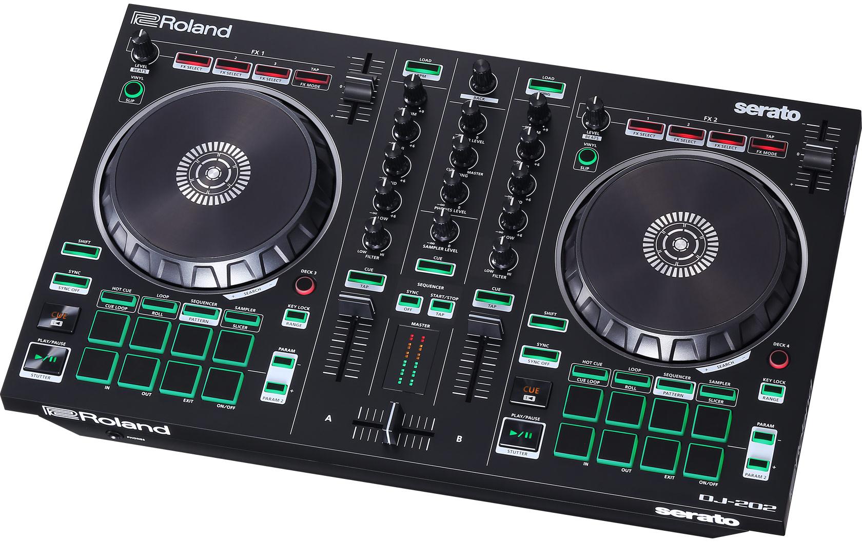 DJ-Controller DJ-202<br>Mixen, Scratchen, Sequencen. Einfach loslegen.