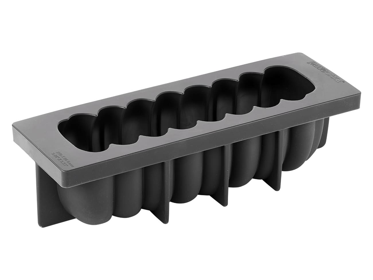 Moule à bûche silicone - Crème - 25 x 8,4 cm - Pavoni