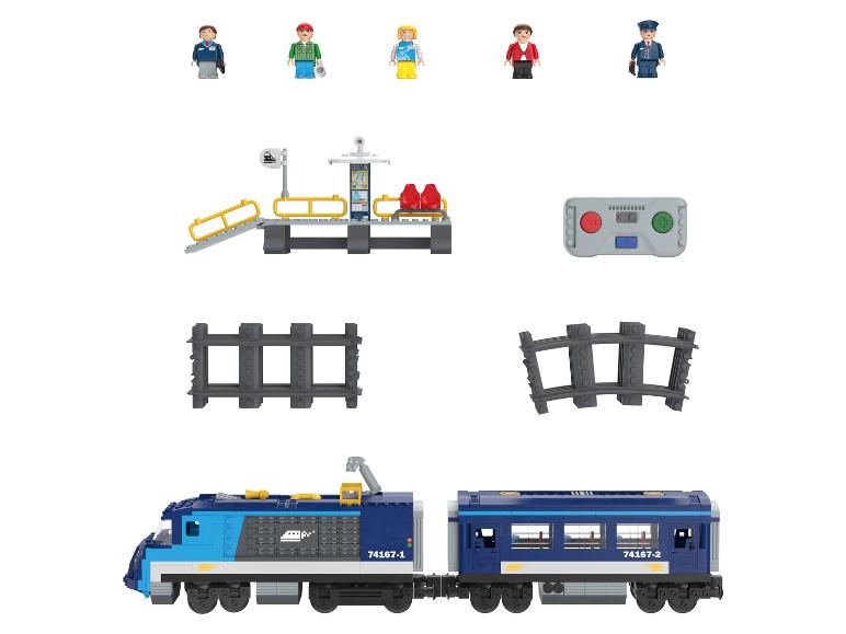 Bouwstenen set trein