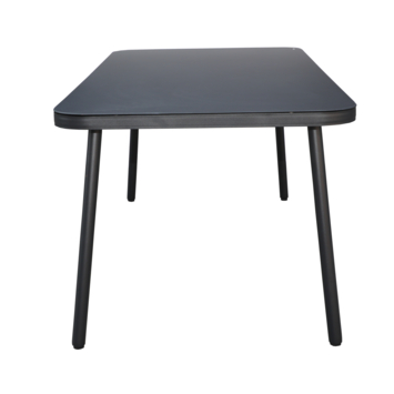 Wakefield eettafel Lille zwart metaal 180x90 cm
