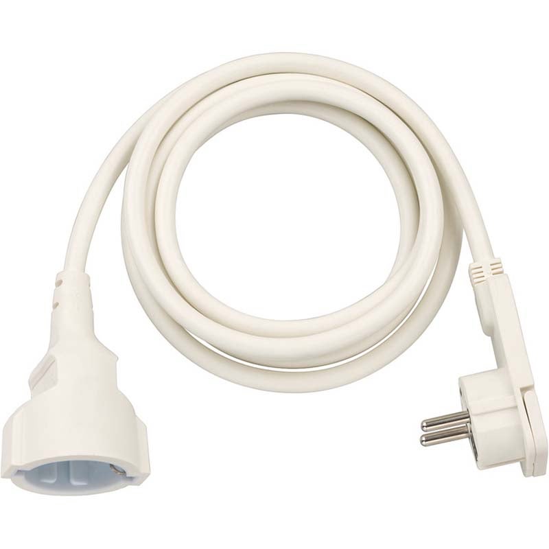 Brennenstuhl Verl Kabel 1168980220 verlengsnoer platte stekker binnengebruik 2m wit