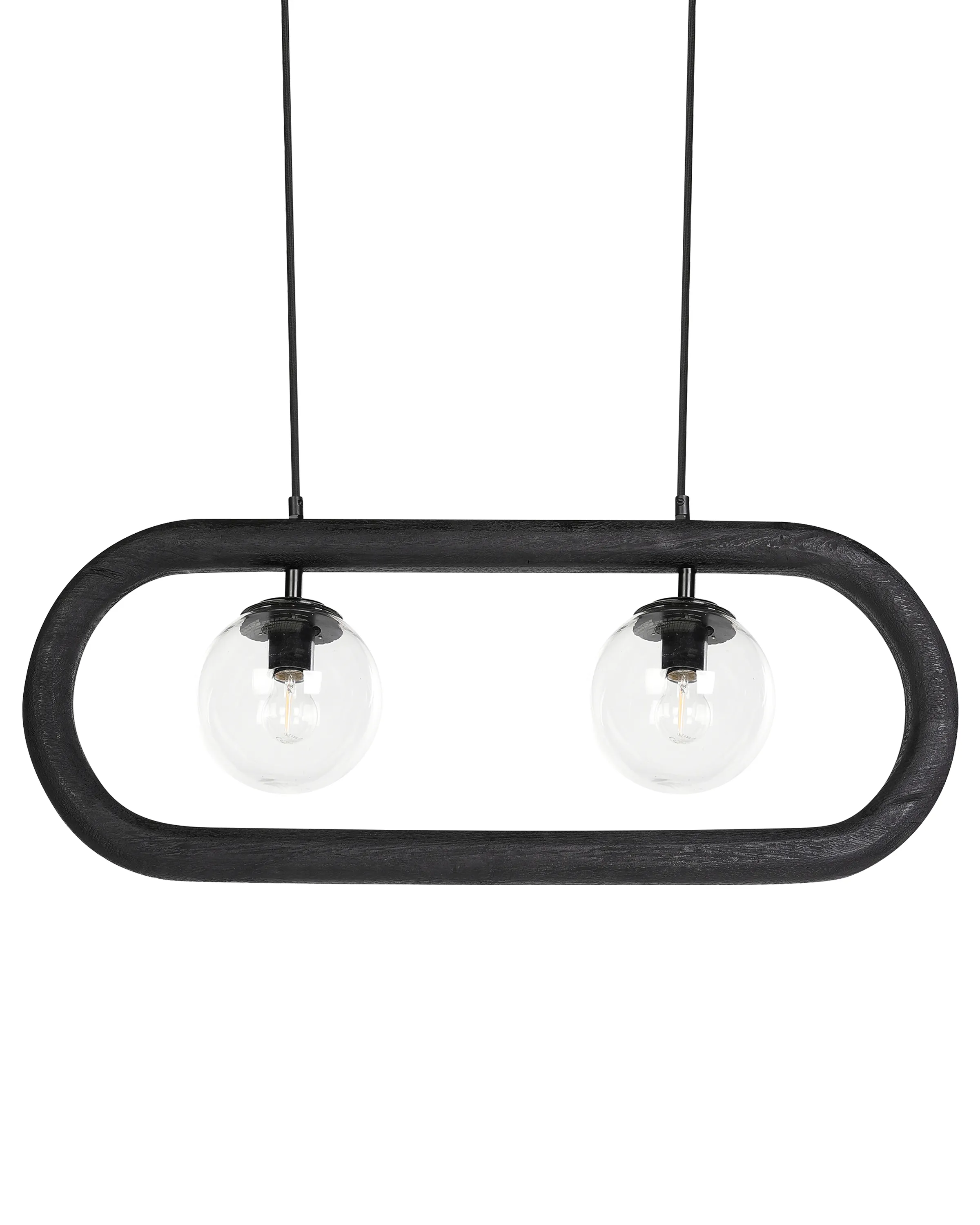 Hanglamp AYENSU Mangohout Zwart