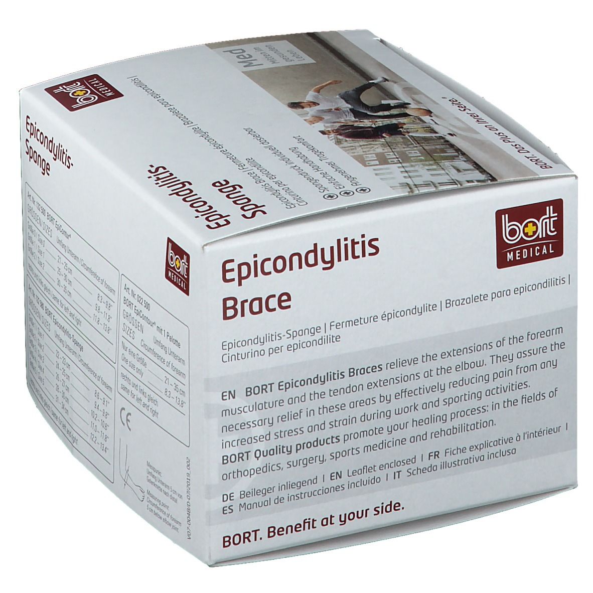 BORT Stabilo® Epicondylitis-Spange mit ulnarer Entlastung Gr. 1 grau
