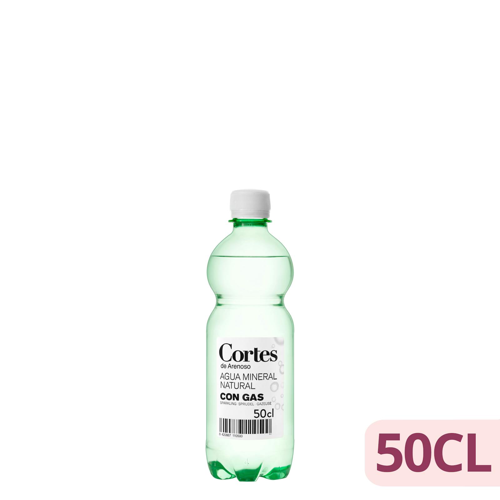Petite eau minérale gazeuse Cortes