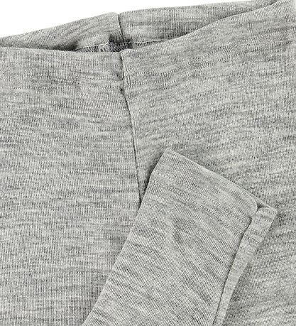 Engel Leggings - Uld/Silke - Gråmeleret