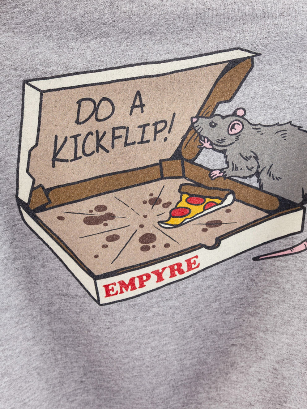 Empyre Pizza Rat Kids Hoodie ash