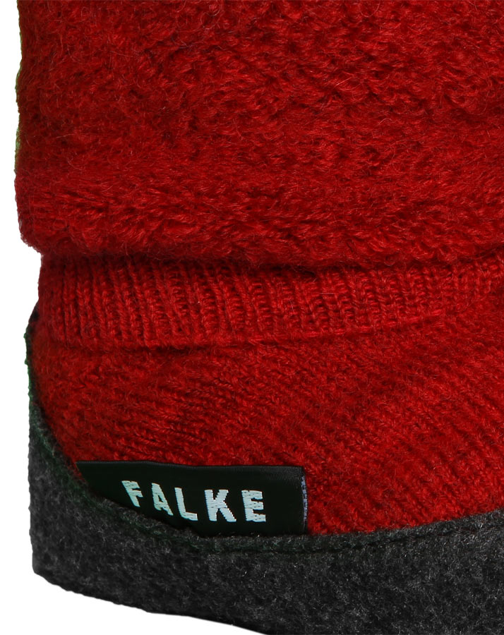 Hausschuhsocke COSYSHOE mit Schurwolle in in rot