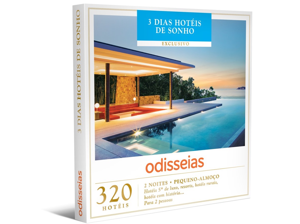 ALOJAMENTO ODISSEIAS 3 DIAS HOTÉIS DE SONHO