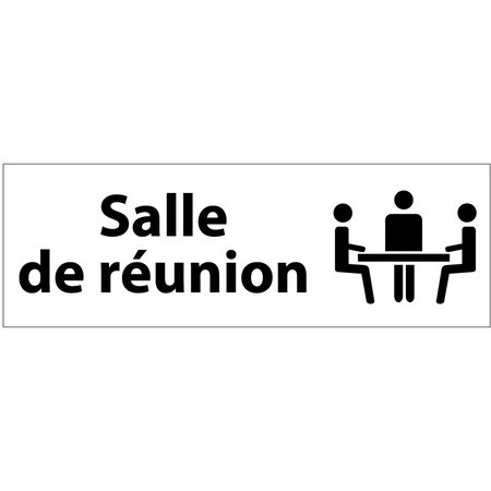Plaque de porte Salle de réunion