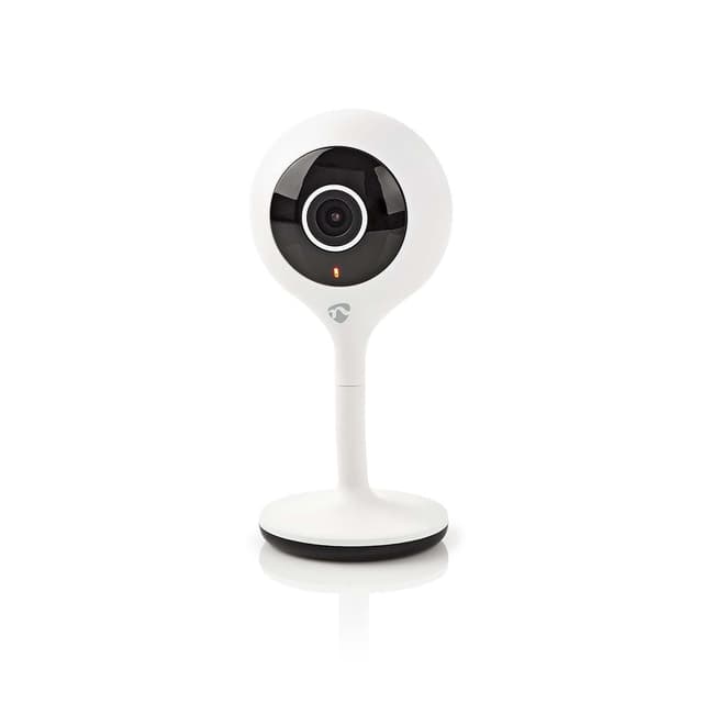 Nedis SmartLife Indendørs Kamera | Wi-Fi | Full HD 1080p | Cloud Storage (mulighed) / microSD (ikke inkluderet) | Med bevægelsessensor | Nattesyn | Hvid