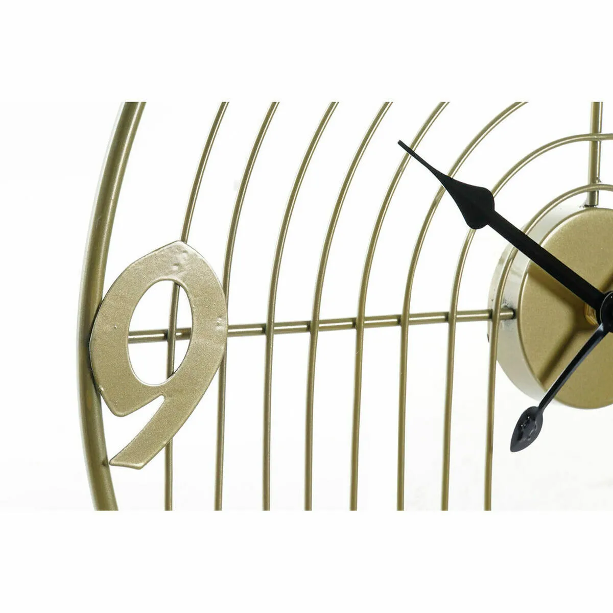 DKD Home Decor Horloge Métal Noir Doré