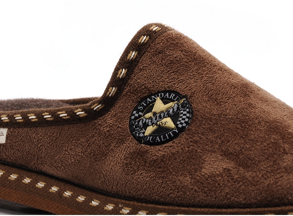 La maison de l espadrille chaussons homme 6865 5 marron