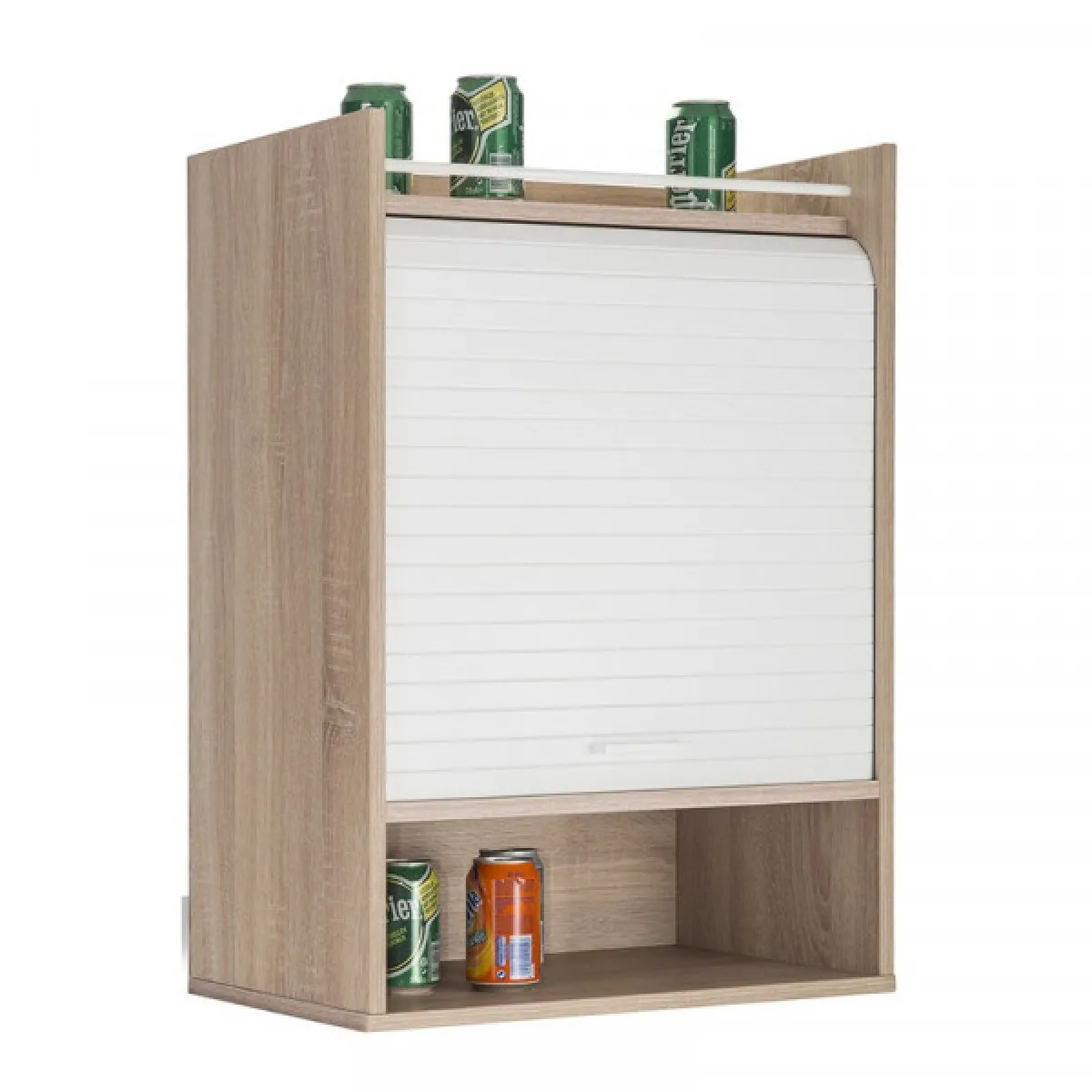 dansmamaison Meuble de rangement de cuisine - Blanc/Bois
