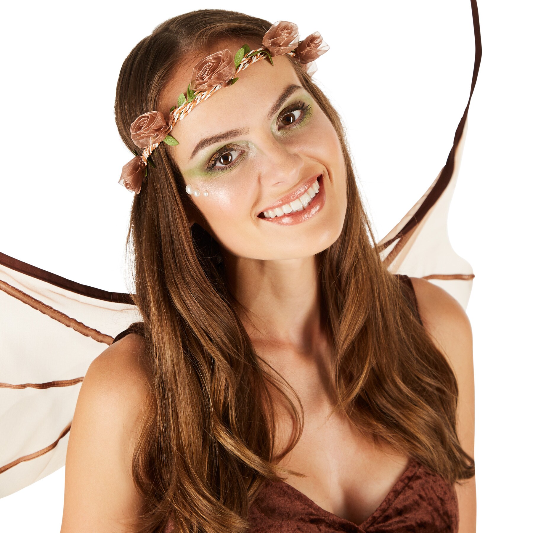 tectake® Frauenkostüm Nymphe Naturgeist