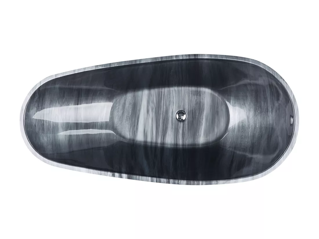 Baignoire îlot noire 170 x 80 cm RIOJA