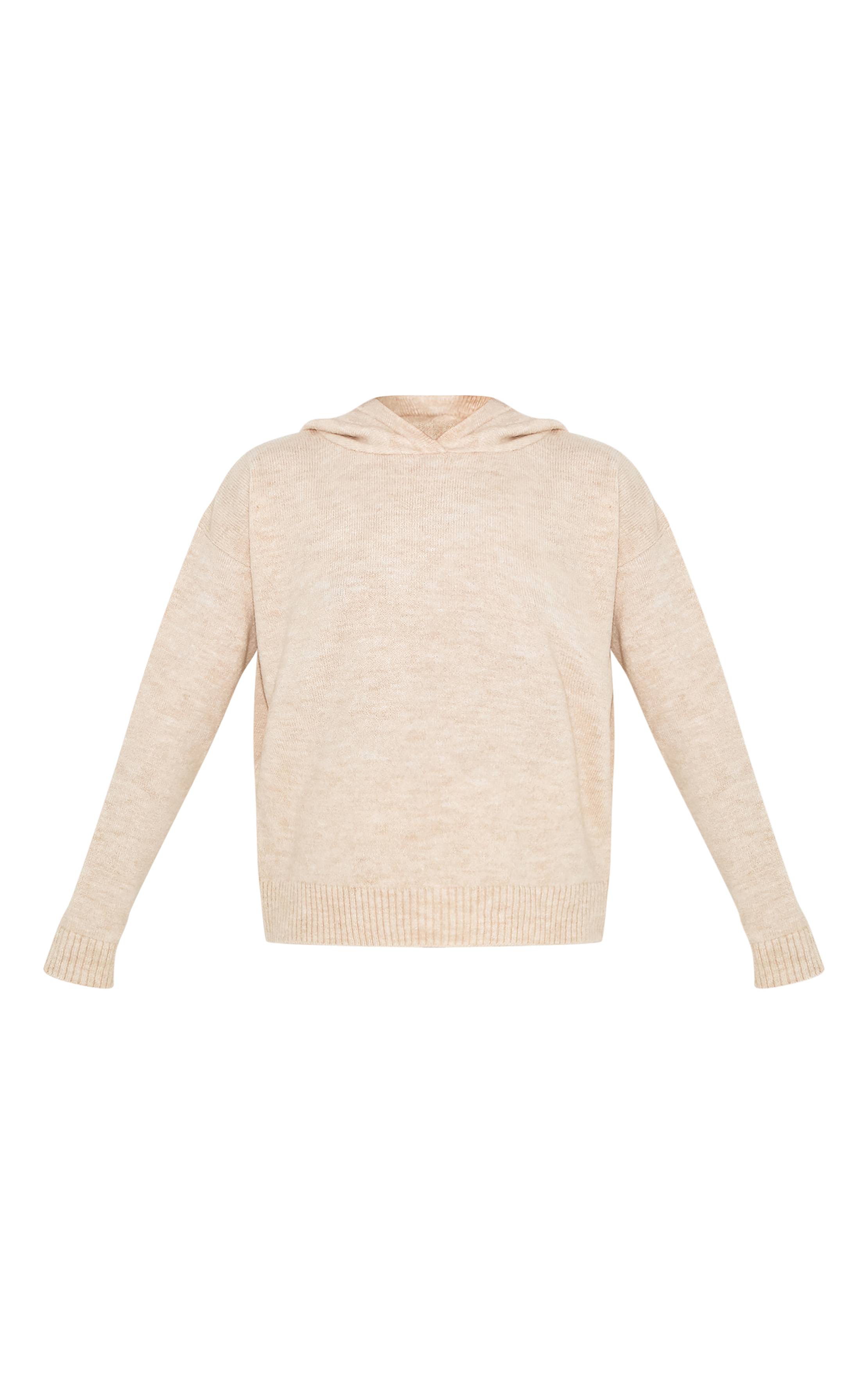 Gris Pierre Sweat À Casynthétiqueche Oversize En Maille Tall