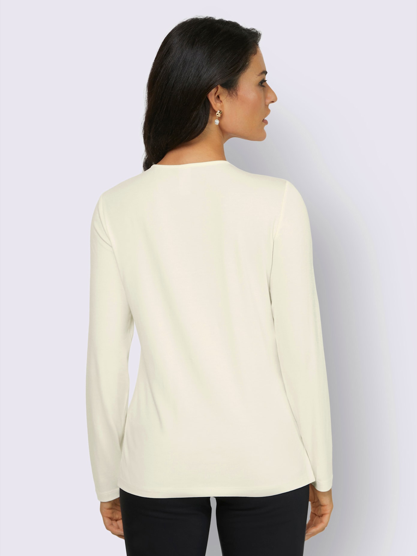 T-shirt à manches longues viscose