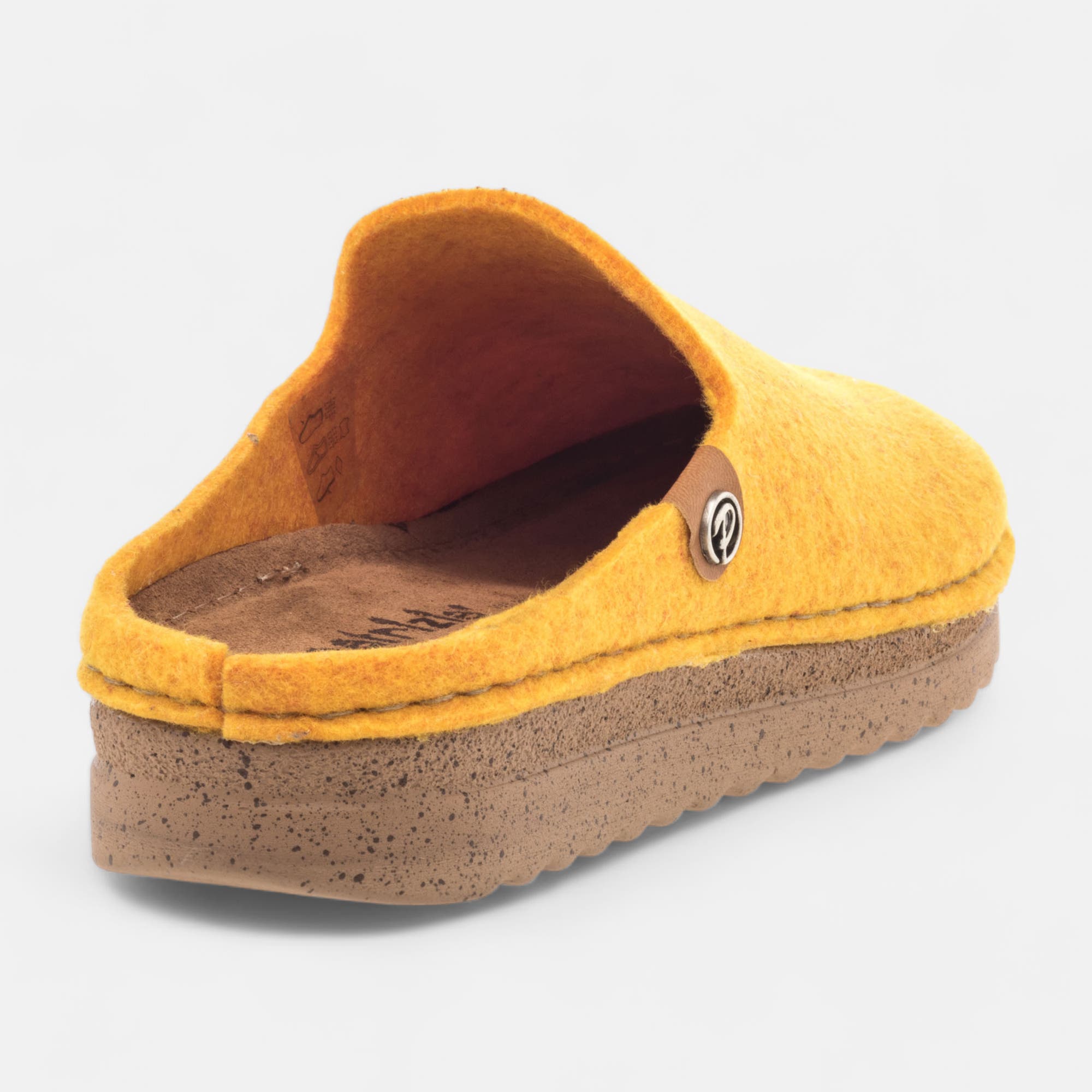 Pantoufles mules Femme jaune