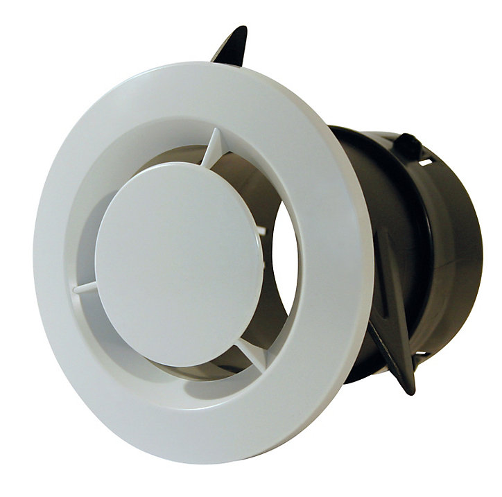 Bouche d'extraction VMC ø80mm blanche