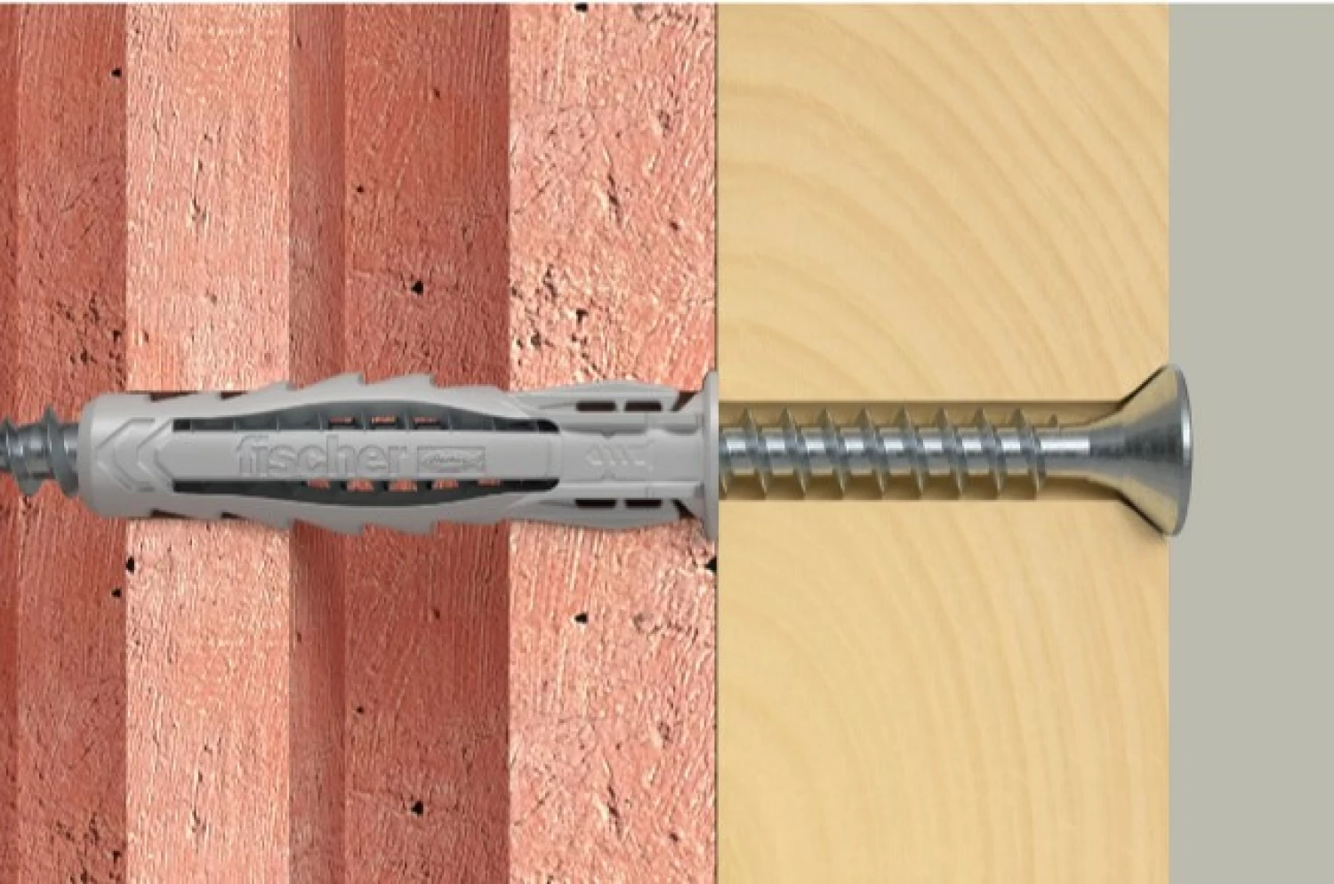 Fischer 568206 SX Plus Pluggen met schroef - 6 x 30 mm (50 st)
