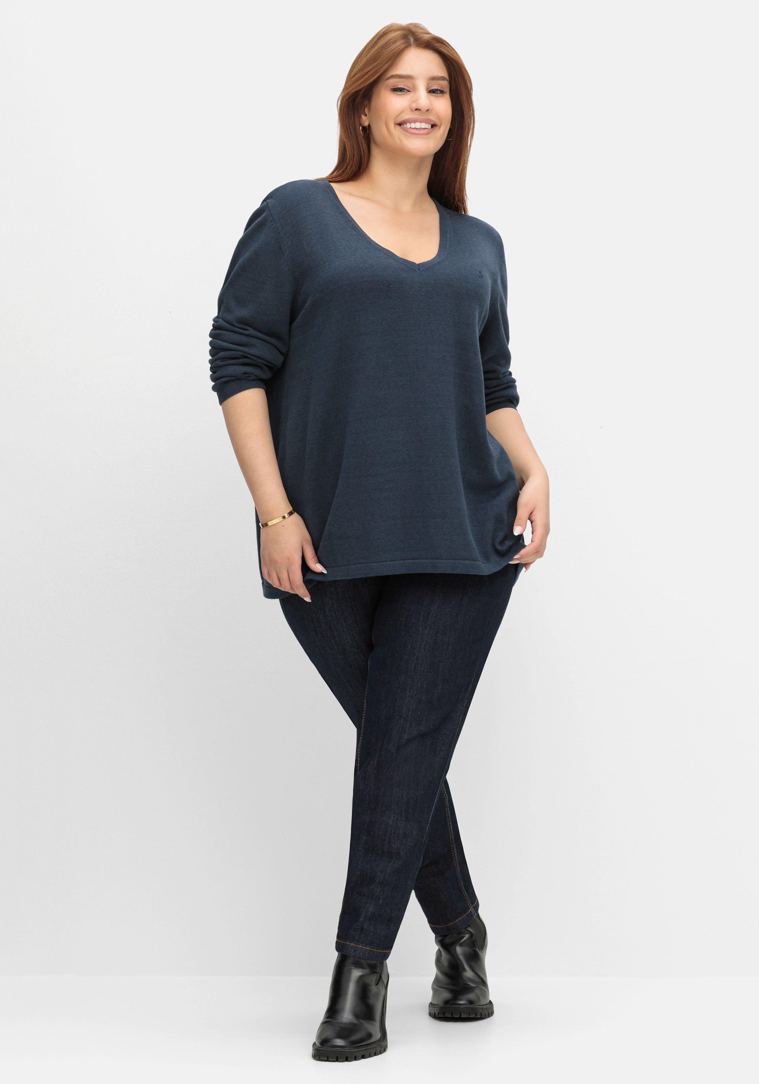 Pullover mit V-Ausschnitt, in Petite Passform
