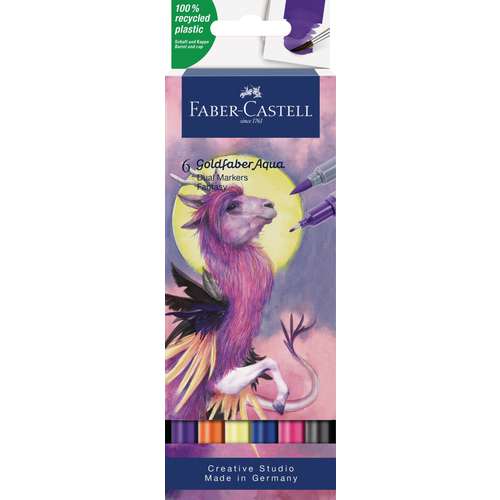 FABER-CASTELL Goldfaber Aqua Dual Marker 6er-Set